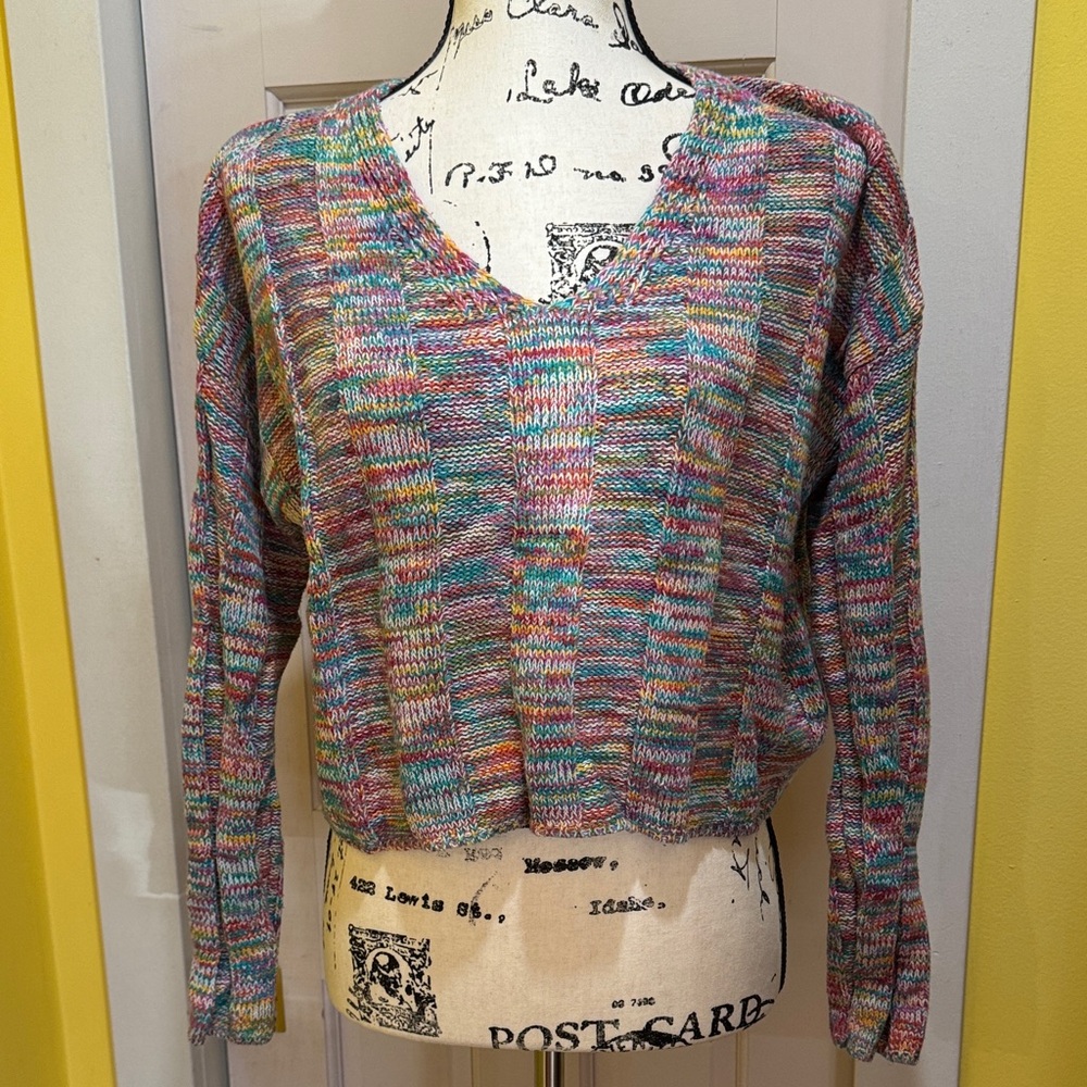 Freshman Colorful Knit Sweater
